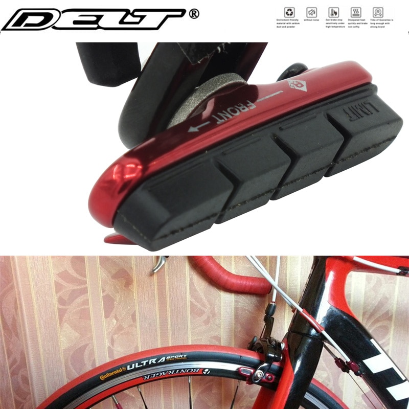 Zapatas de freno para bicicleta de montaña y carretera, 5 colores, 55MM para SHIMANO 105, soporte CNC, aluminio negro, accesorios