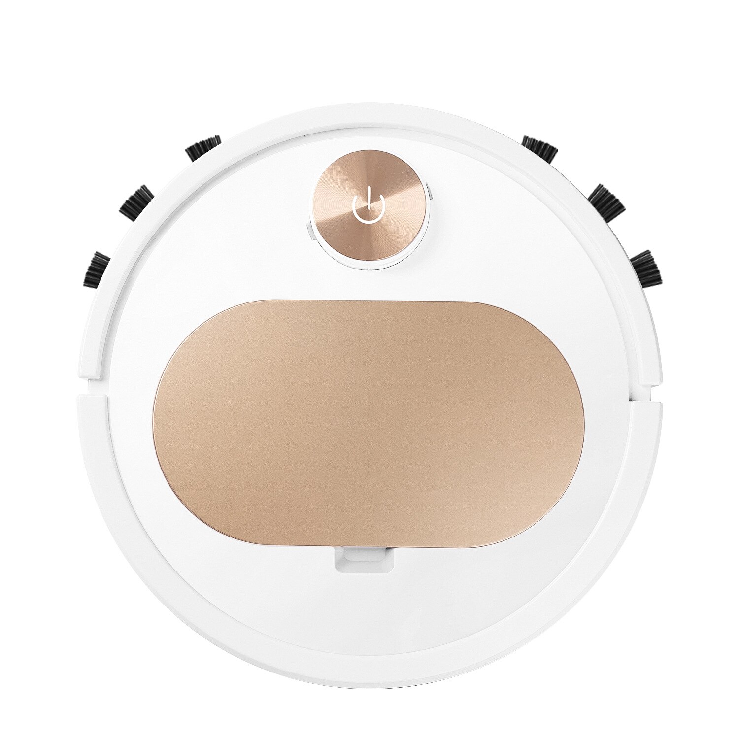 ES350 Robot Vacuum Cleaner intelligent touch vacuum cleaner Sweeping with APP Remote Control Sweep and Wet Mopping Cleaner: Gold