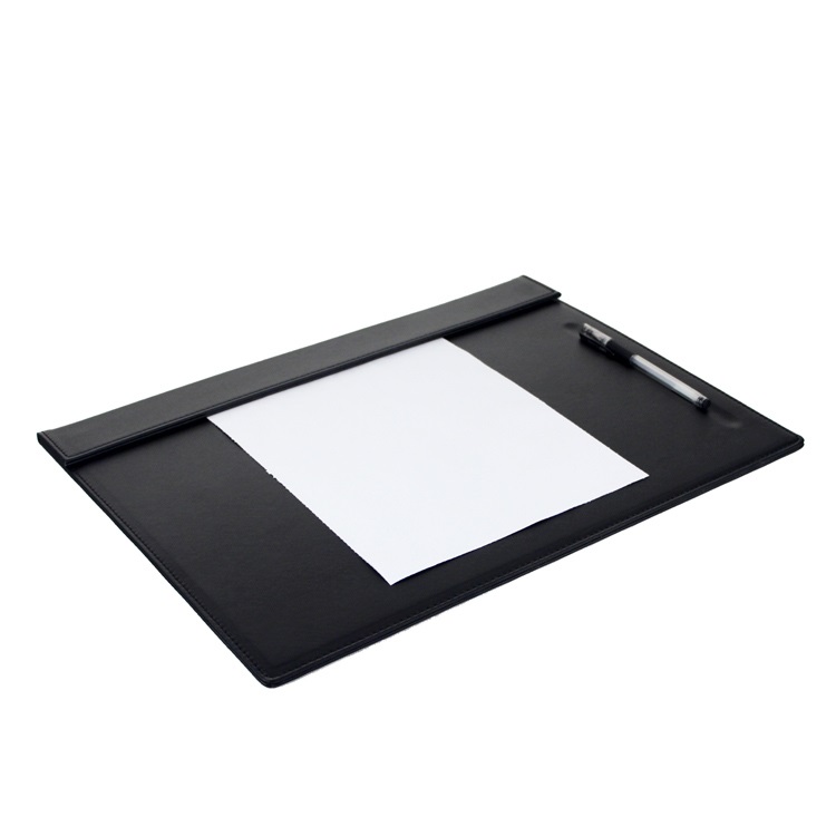 Large! PU Leather Office Home Working Desk Set Pad Clipboard Meeting Roon Large Clipboard Pen Pencil Holder Stand