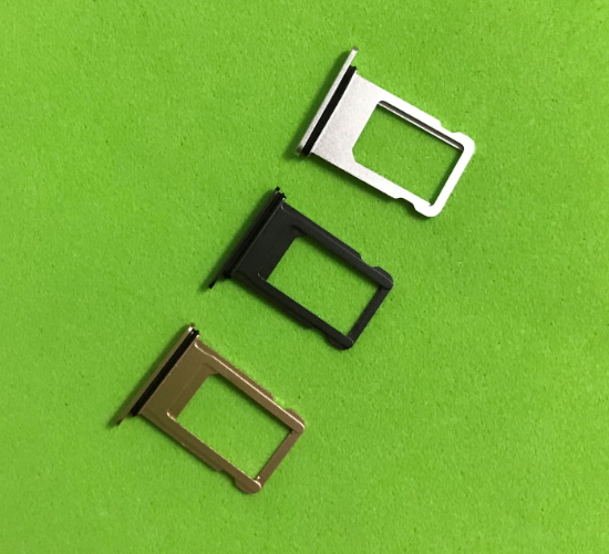 50Pcs Gold/Silver/Black For iPhone 8/8 Plus Nano Sim Card Tray Sim Tray Holder Sim Adaptor Repalcement Repair Parts