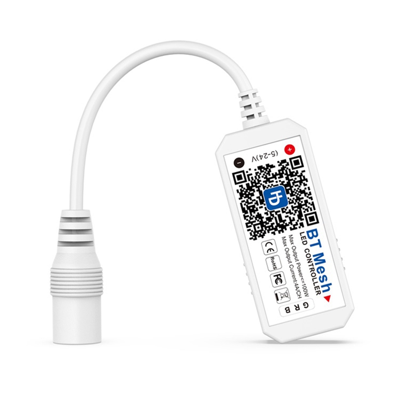 BT MESH DC5V-24V Bluetooth LED Controller RGB LED Rgb Strip Light Controller For 5050 2835 Tape: Navy Blue