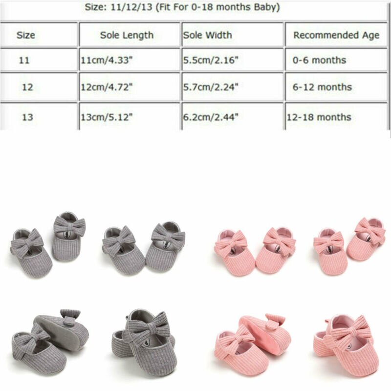 Peuter Baby Sneakers Crib Schoenen Boog Prinses Schoenen Kids Kinderen Meisje Casual Schoenen