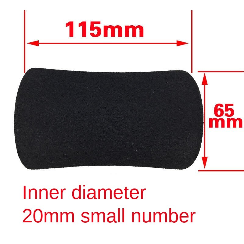 2 st träningsredskap handtag grepp rörsvamp skumgummi tubinpackning: Svart längd -115mm