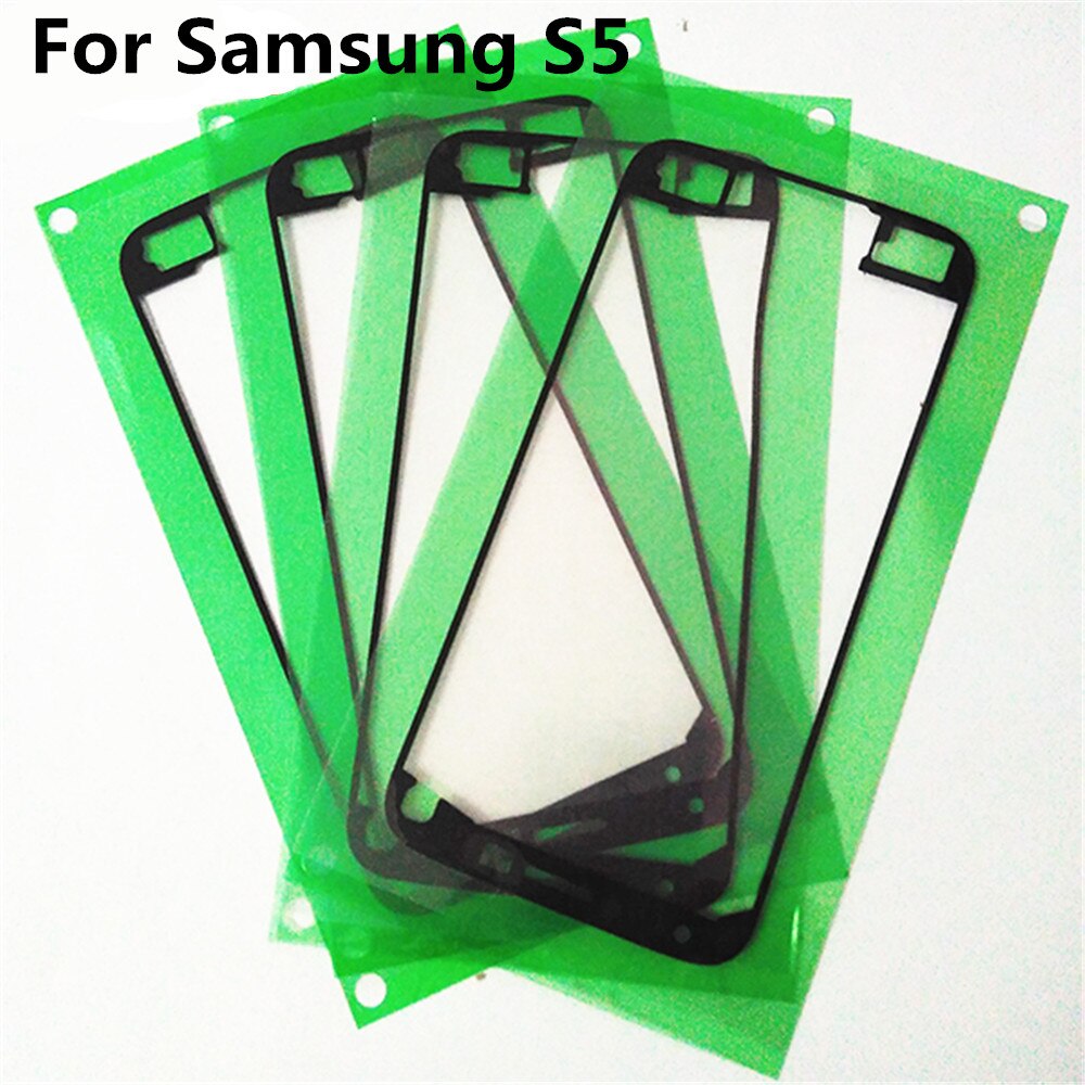 10 Pcs Originele Adhesive Lijm Tape Sticker Front Behuizing Lcd-scherm Frame Voor Samsung Galaxy S5 G900 G900F