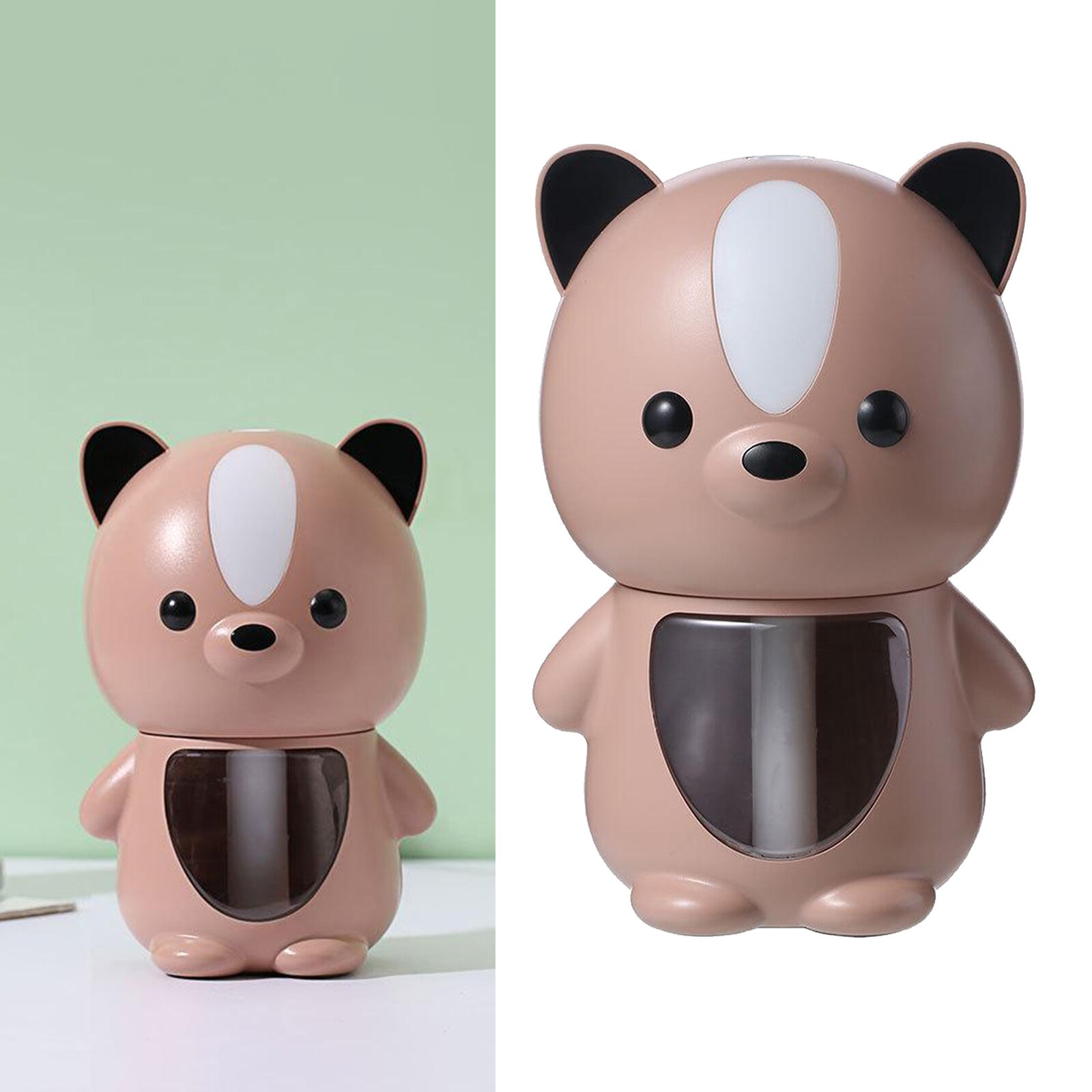 Portable Mini Humidifier, 200ml Personal USB Desktop Cool Mist Purifier with: Brown