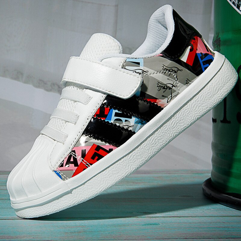 Casual Children Sneakers Kids Shoes Boys Flats Soft Comfortable Non-Slip Classic White Trainers Zapatillas Niño