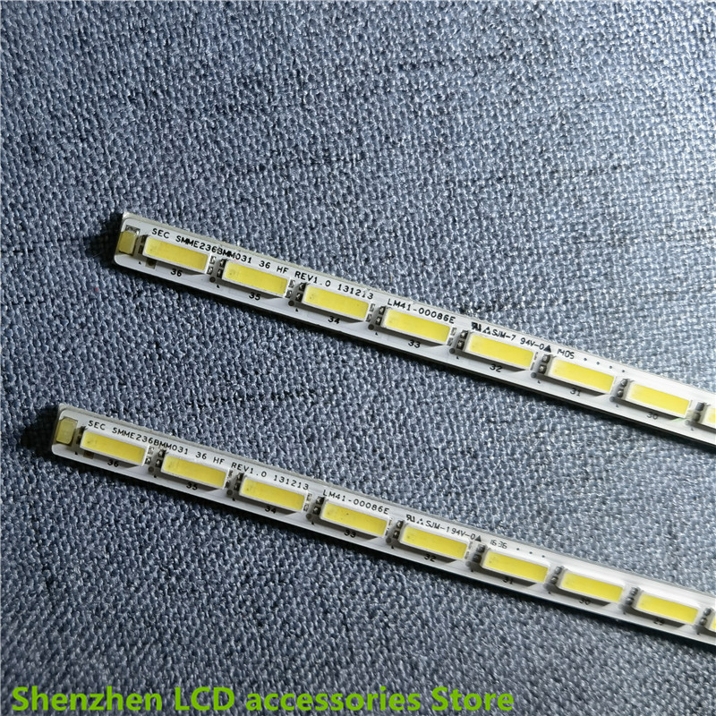 For Samsung 23.6&#39;&#39; TV S24D360HL S24D590PL LS24D590 LM41-00086 CY-MH236BGLV2V S24D390HL CY-MH236BGLV1H 36LED 296MM