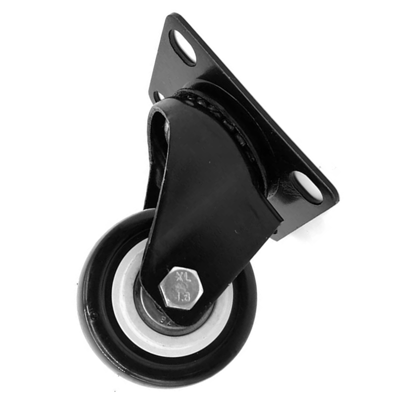 4 PCS Swivel Caster Wheels 2 Inch Small Casters Polyurethane Wheels Holds Total Capacity 300Lbs