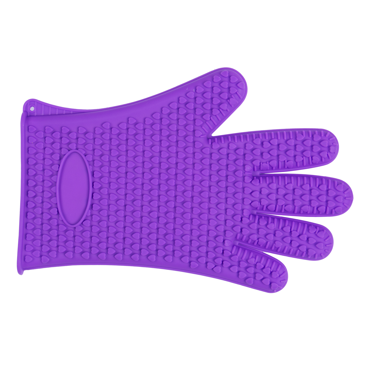 1 stks Keuken Oven Handschoen Hittebestendige Siliconen Houder Bakken BBQ Cook Mitts: Paars