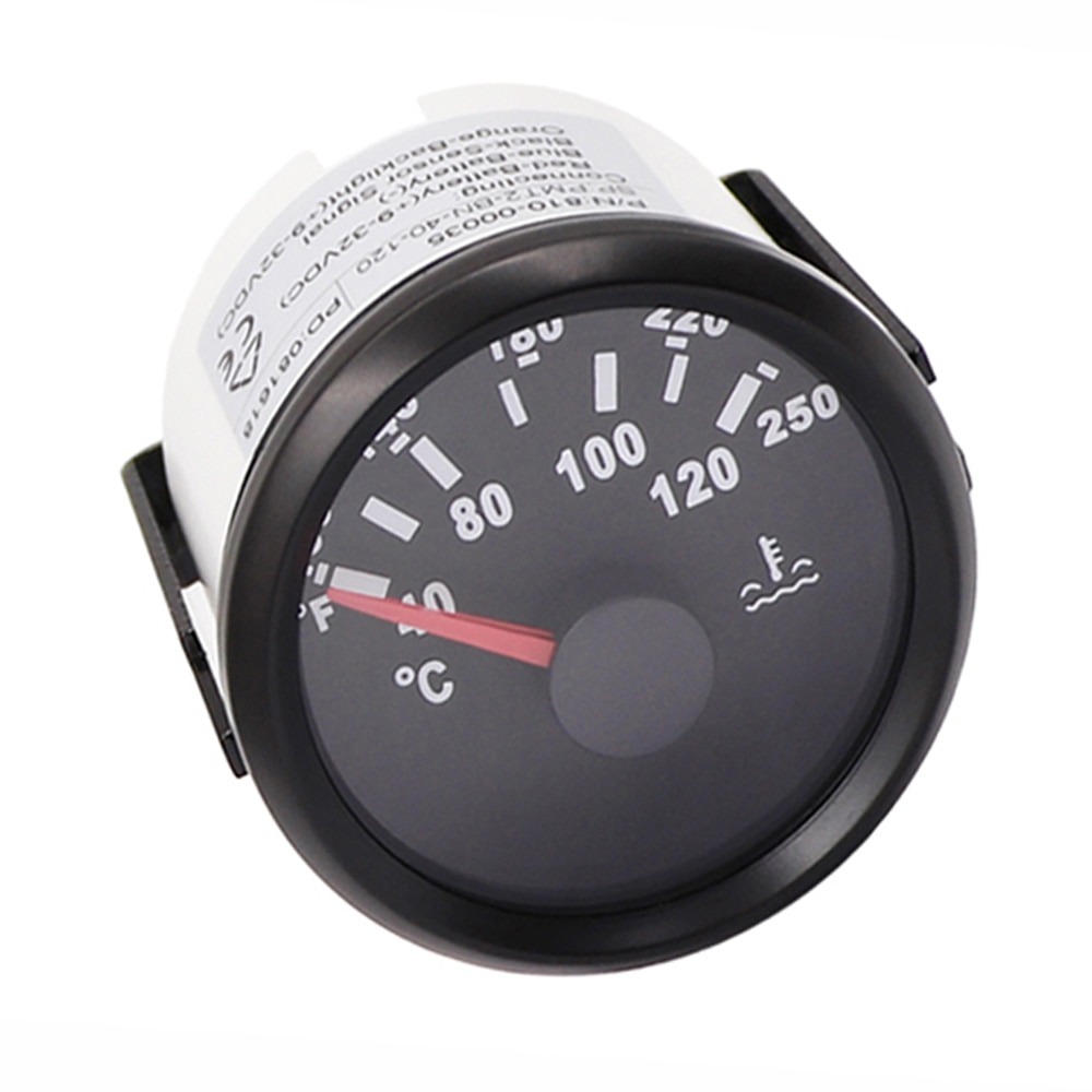 Digital Temperature Gauge Car Thermometer 52mm Mini Water Temp Meter Indicator Car Boat With Back light 40~120 Celsius