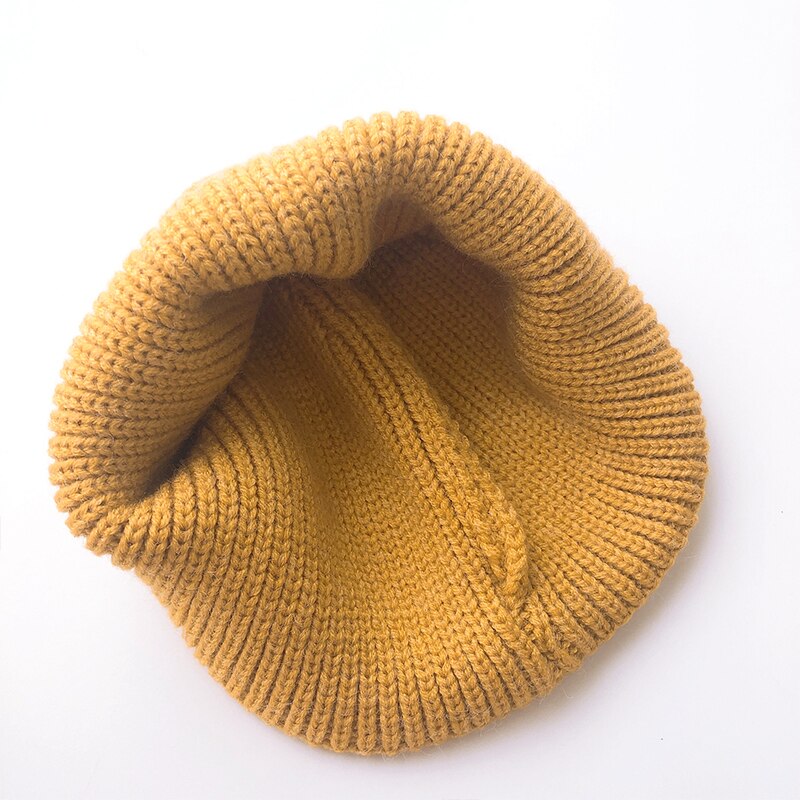 Krone babyhue strikket børnehue til piger drenge hatte varm vinter baby hue småbørnshætte enfant kasket 1-3y 1pc