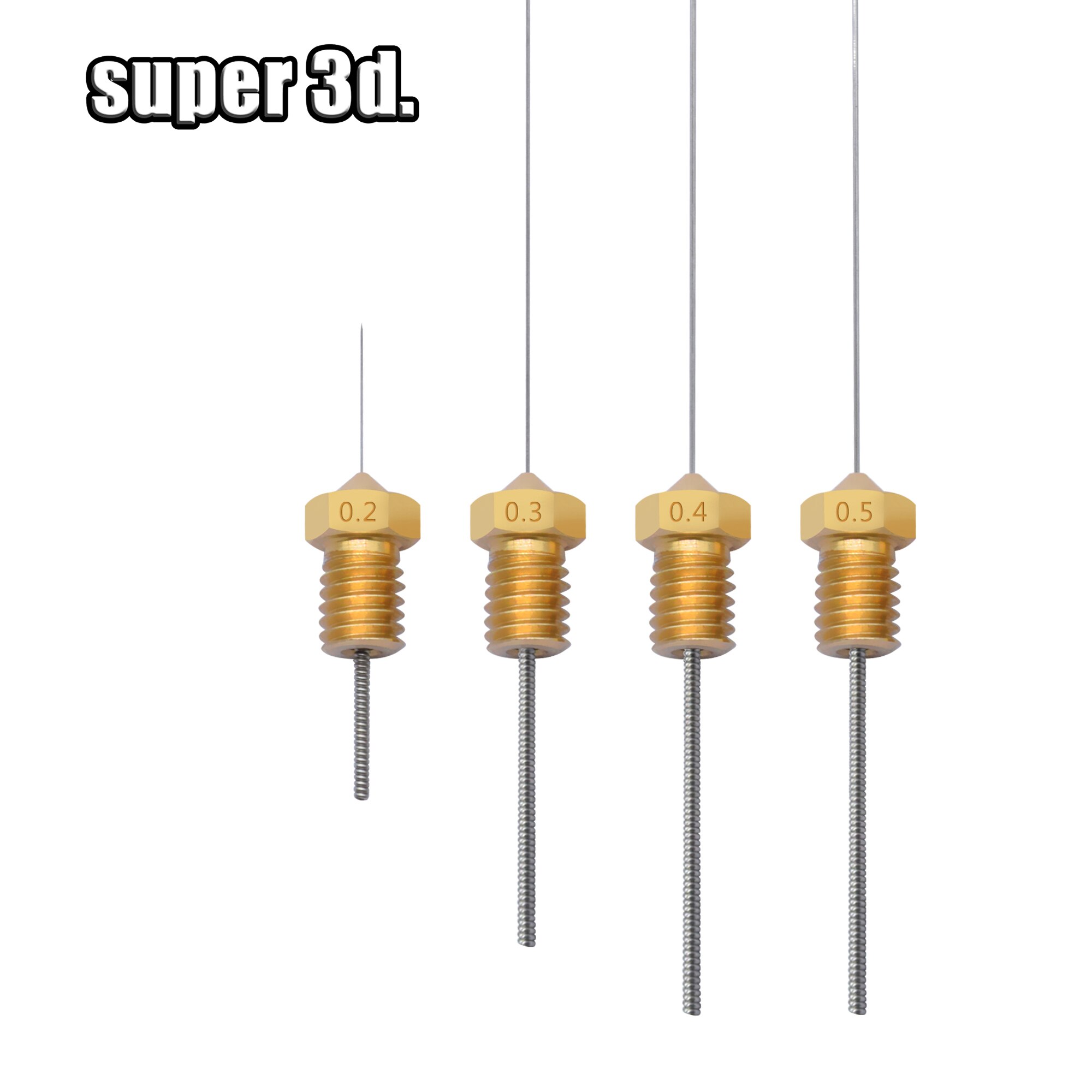 3D Printer Tool Set Nozzle Cleaner Boor 0.2 Mm 0.3 Mm 0.4 Mm 0.5mmm Roestvrijstalen Naald/Pincet accessoires