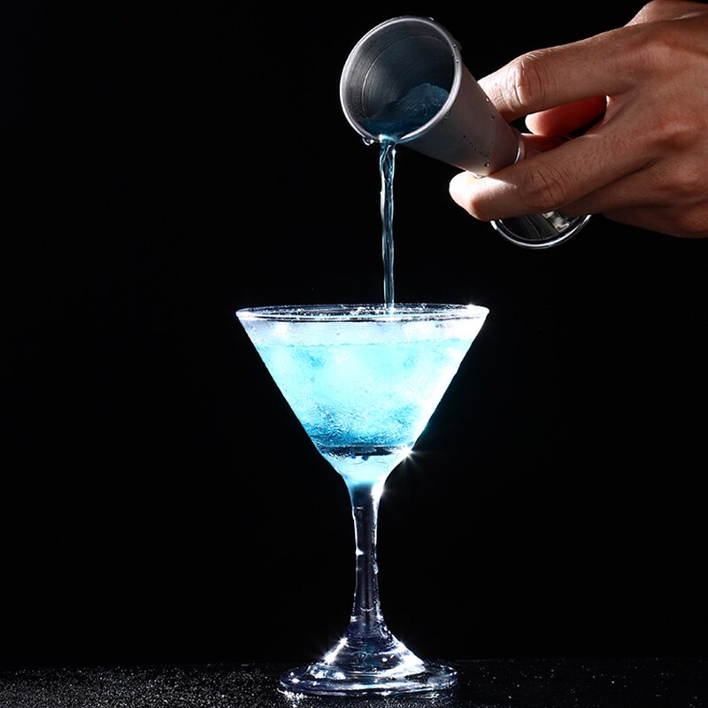 60/30ml dubbelzijdige cocktail likeur roestvrijstalen maatbekers 1.98oz/1oz barman drankmixer jigger shot barmaat