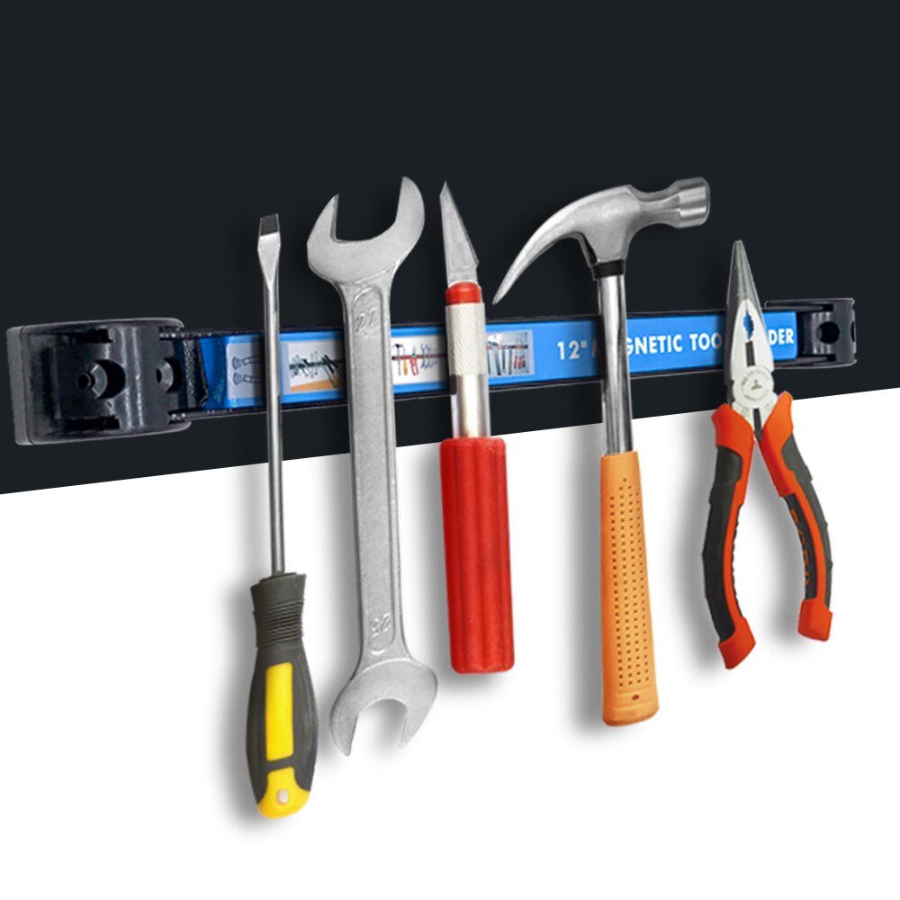 8" 12" 18" Magnetic Tool Holder Bar Organizer Storage Rack Knife Wrench Pliers LS'D Knife Holder Space Saving