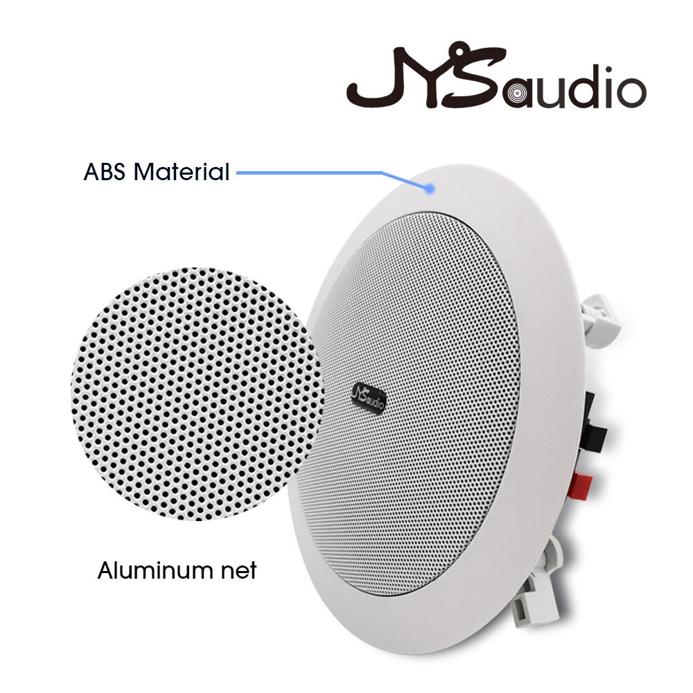 Altoparlante Audio da 5 &quot;a soffitto a 2 vie (singolo) sistema PA integrato dinamico perfetto per aree chiuse interne bagnate cucine per bagni