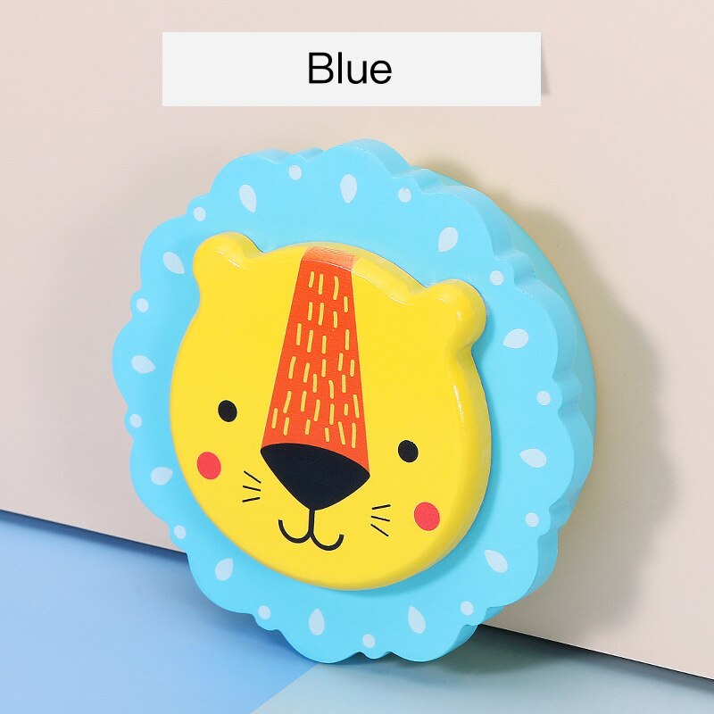 Baby Organizer Milk Teeth Box Tooth Box Kids Hair Deciduous Storage Umbilical Lanugo Save Collect wooden Box Baby Souvenirs: Blue