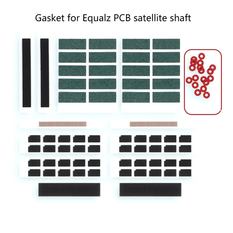 100pcs Mechanical Keyboard Stabilizer Noise Dampener Foam Stabs Sound Reduction Insulation Film for Switch Stabilizer