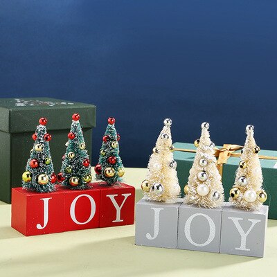 Kerstversiering, Kerstboom Decoraties, Creatieve Vreugde Desktop Decoraties, Kleine Kerstboom Decoraties