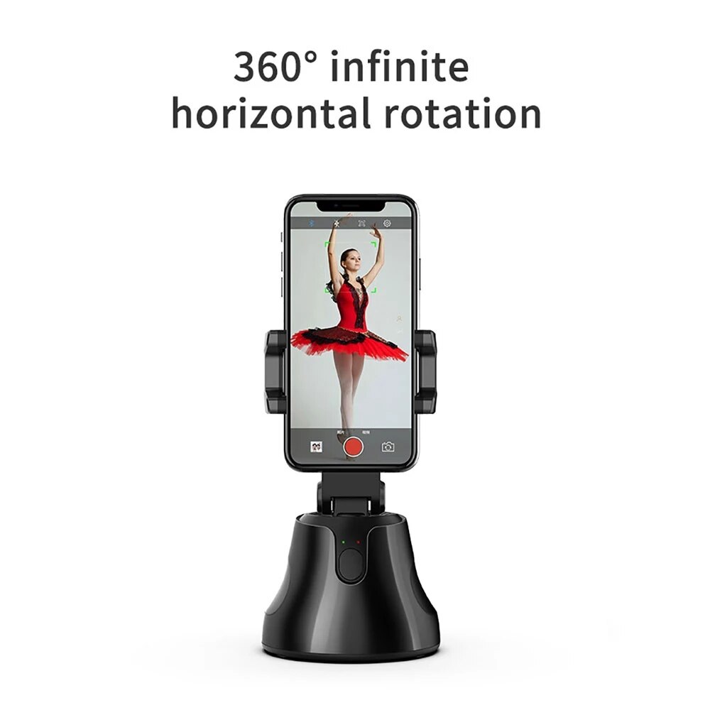 Soporte de teléfono móvil con rotación de 360 °, palo de Selfie para teléfono móvil, soporte AI, Robot, Selfy, auto Pau