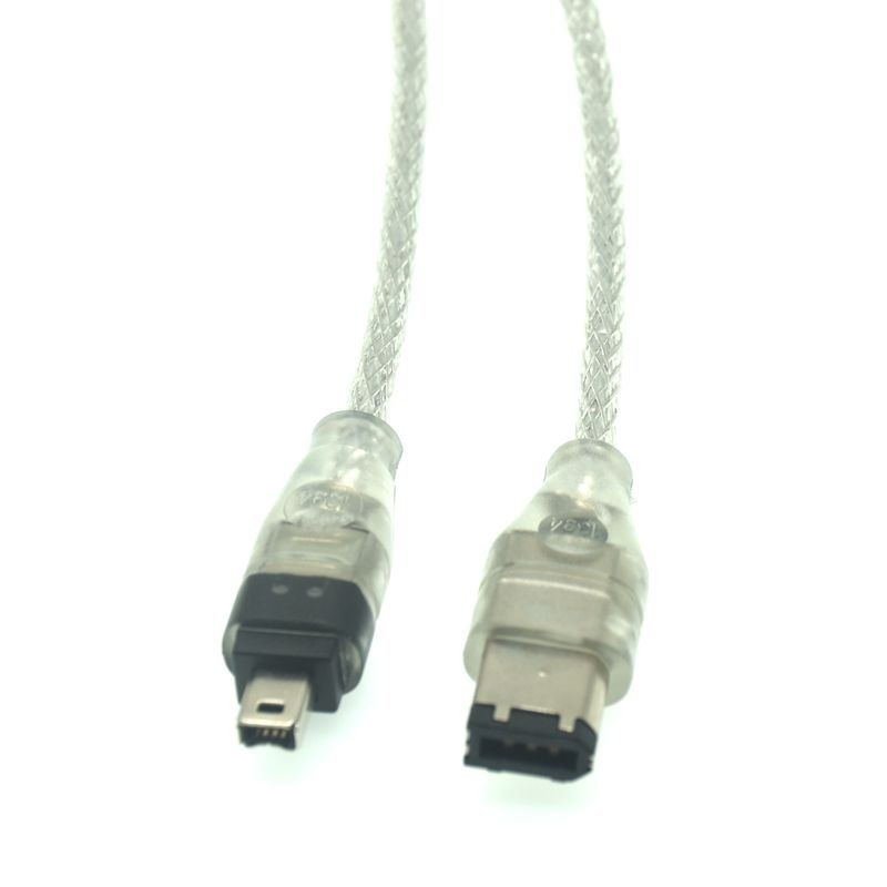 1.5M FireWire 4P/6P 6pin to 4Pin IEEE 1394 iLink Adapter Cable Cord Wire Lead High Speed 150cm 5ft