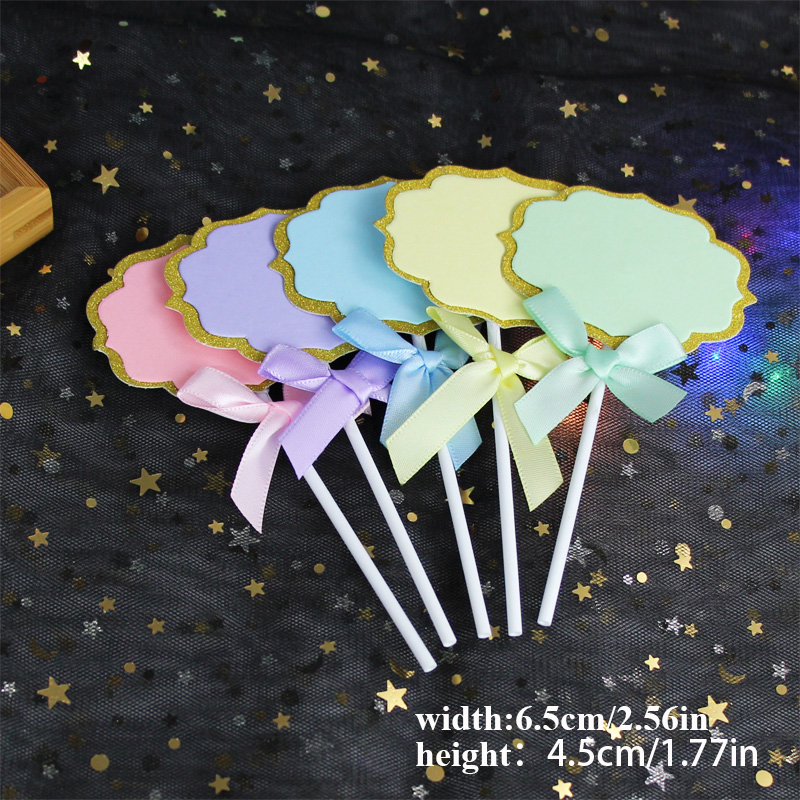 Happy Birthday Cake Decoration Accessories Internet Celebrity Clouds Letterable Greeting Cards Blank Card Inserts: Deep Sapphire