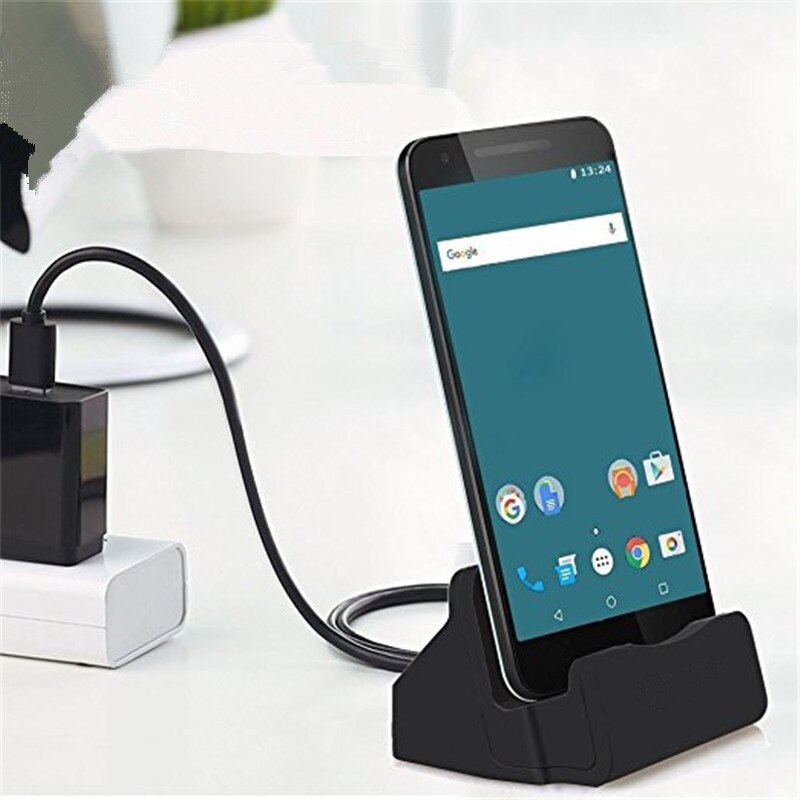 Desktop Dock Charger for Huawei P40 Lite E P30 P20 P10 Mate 30 20 Pro Honor 9A 9X 9C 8C 8X 7X 7A 7C USB Cable Charger for iPhone