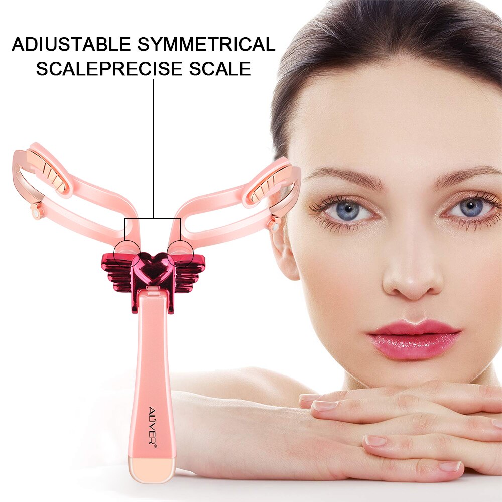 Eyebrow Stencil Kit Makeup Tools Women DIY Eyebrow Stencils Eye Brow Adjustable Shaper Beauty Tools Makeups Accessories: Pink