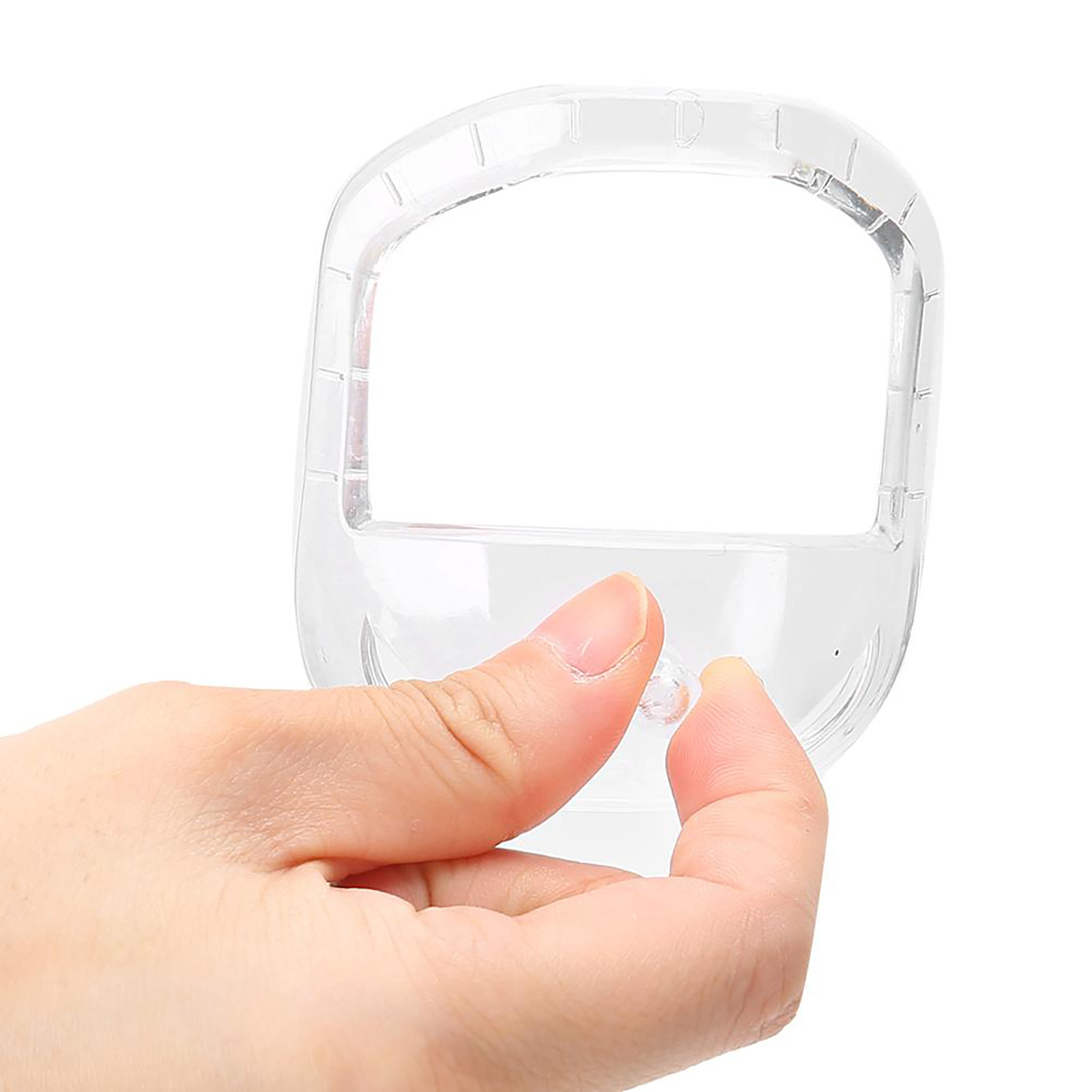 Beard Template, Goatee Outliner Mustache Contour Styling Tool for Man (White)