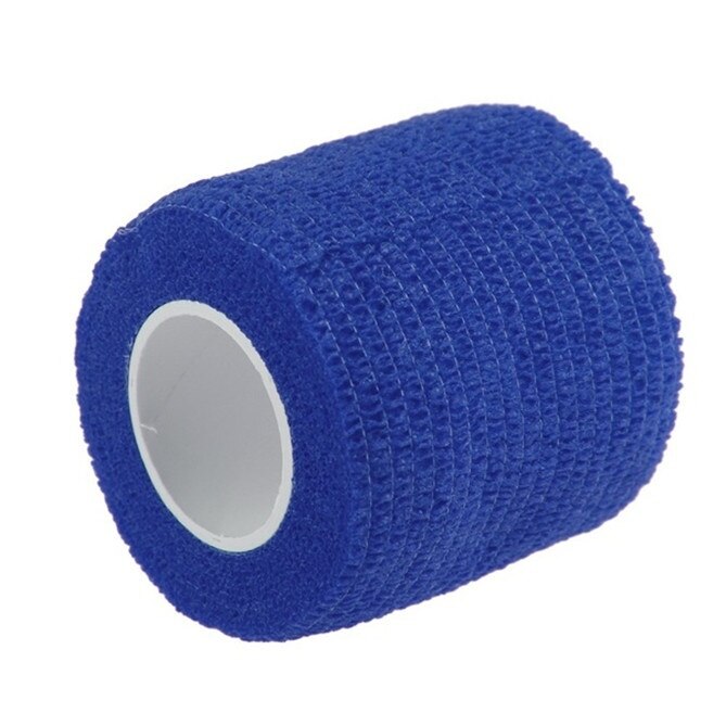 Vendaje para dedo, soporte de muñeca, fútbol, baloncesto, deportes, soporte de tobillo, rodillera, Cinta de soporte de cintura: Azul