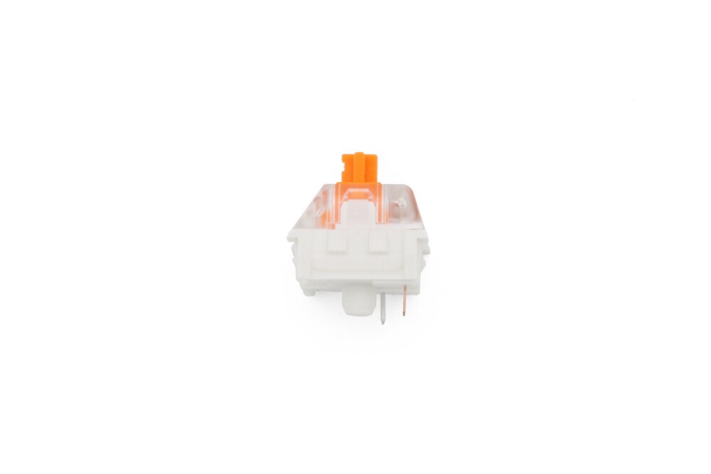 Novelkeys x kailh sherbet switch 3 pin 2 pin rgb smd clickbar orange 45g force mx stem switch för bakgrundsbelyst mekaniskt tangentbord 50m