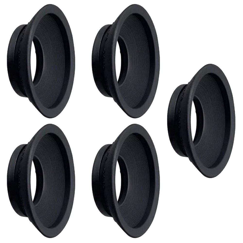 5 pçs DK-19 redondo preto acessórios câmera ocular visor eyecup borracha macio fotografia profissional para nikon d700 d800 d4