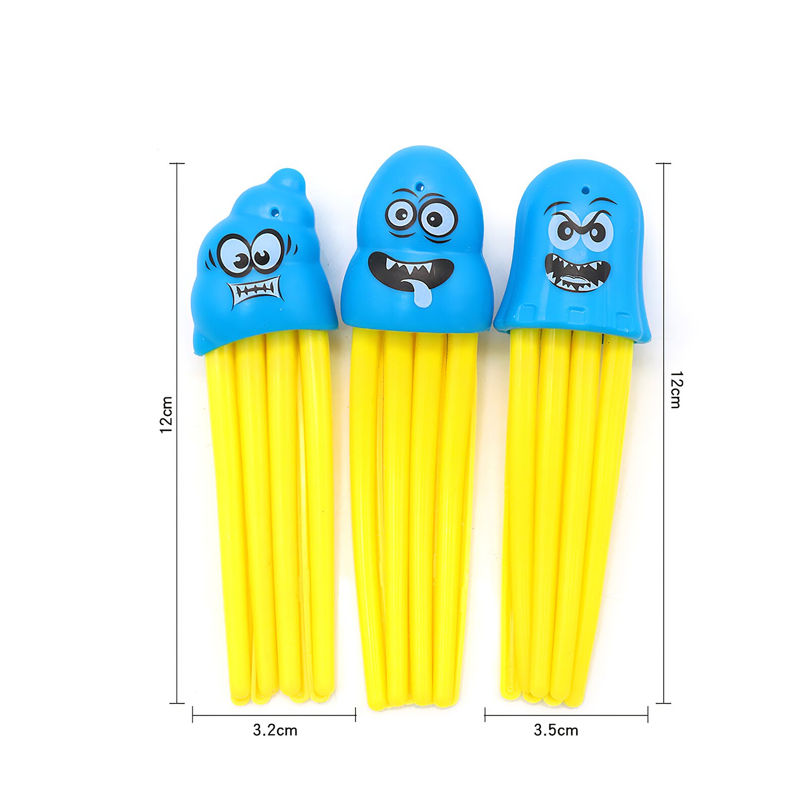 6Pcs Grappige Octopus Duiken Speelgoed Sterk Treinen Hun Duiken Vermogen Tijdens Spelen Plastic Pool Dive Duiken Game Zomer Paddle speelgoed