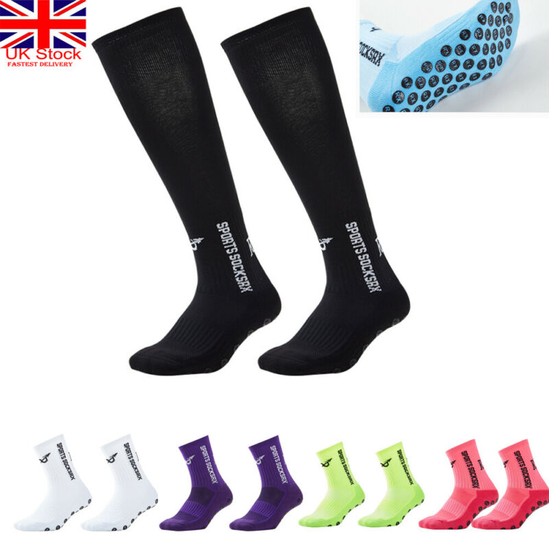 Football Socks - Anti Slip - Non Slip Grip Pads Sports Soccer Trusox Style UK