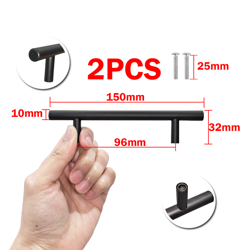 Cupboard Handle Brushed Stainless Steel Kitchen Cabinet Door Knob Kitchen Handle Furniture Drawer Pulls Bar Handle Pull Hardware: Indigo