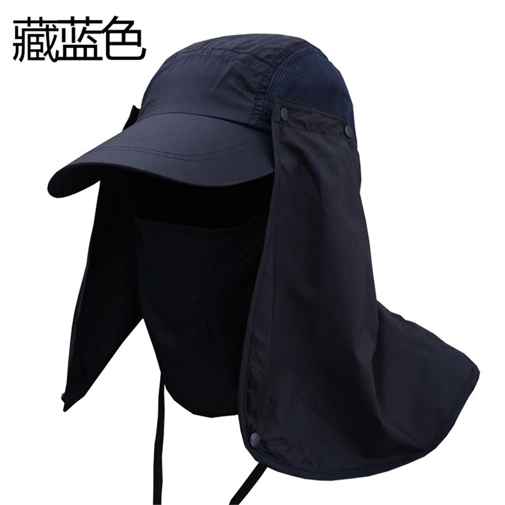 Mens Wandelen Vissen Hoed Outdoor Sport Zon Nek Bescherming Gezicht Cap Brede Rand: E