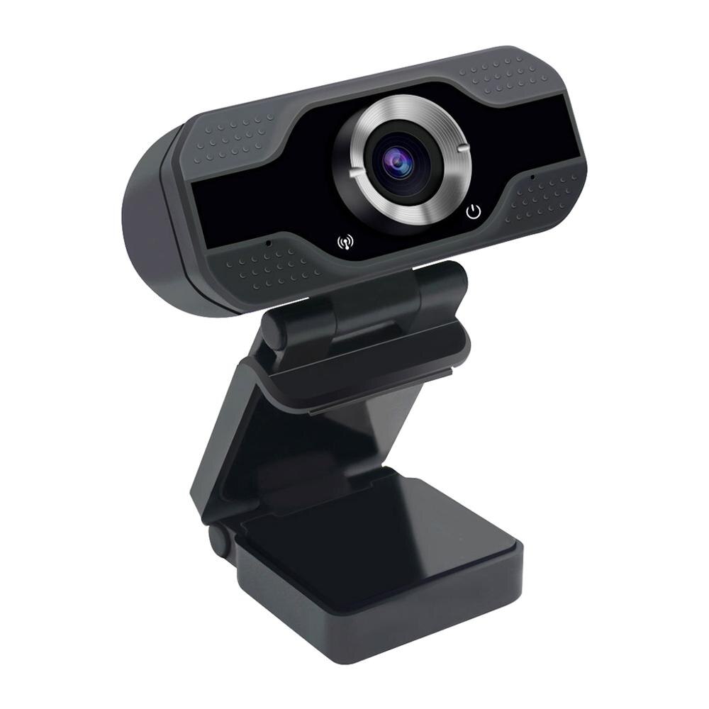 1080P Hd Webcam Webcam Met Microfoon Draaibare Usb Camera Voor Live-uitzending Video Bellen Conferentie Werk Camara Web cam