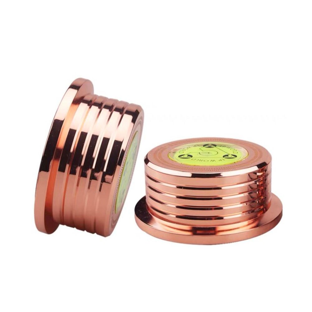 Vinyl Player Accessories Portable Universal With Bubble Level Durable Tool LP Disc Stabilizer 50HZ Weight Turntable Clamp