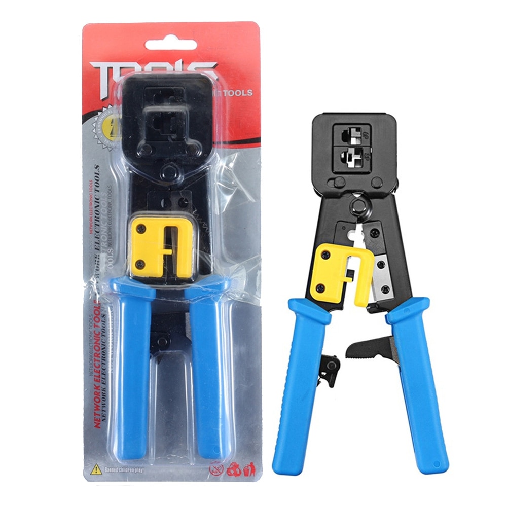 EZ rj45 crimper utp crimping tools pliers rj-45 rj11 rj12 clamp ethernet networking tools kit