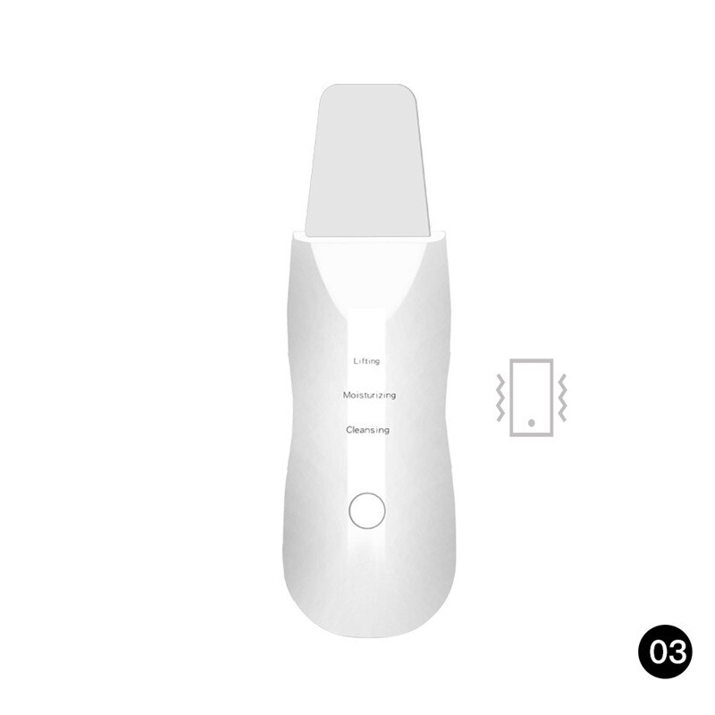 Beauty Star-limpiador Facial ultrasónico, limpiador Facial ultrasónico para limpieza de la piel, exfoliante, eliminación de espinillas, limpiador de poros, depurador Facial: Vibration