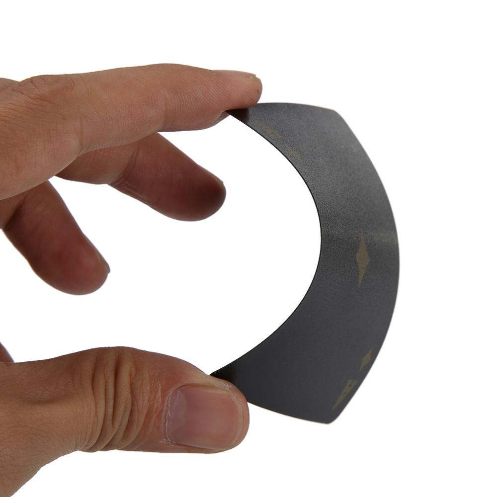 Golden Playing Cards Set Waterproof Plastic PVC Black Color Poker Cards Sets Magic Tricks Poker Box-packed 54sheets/set