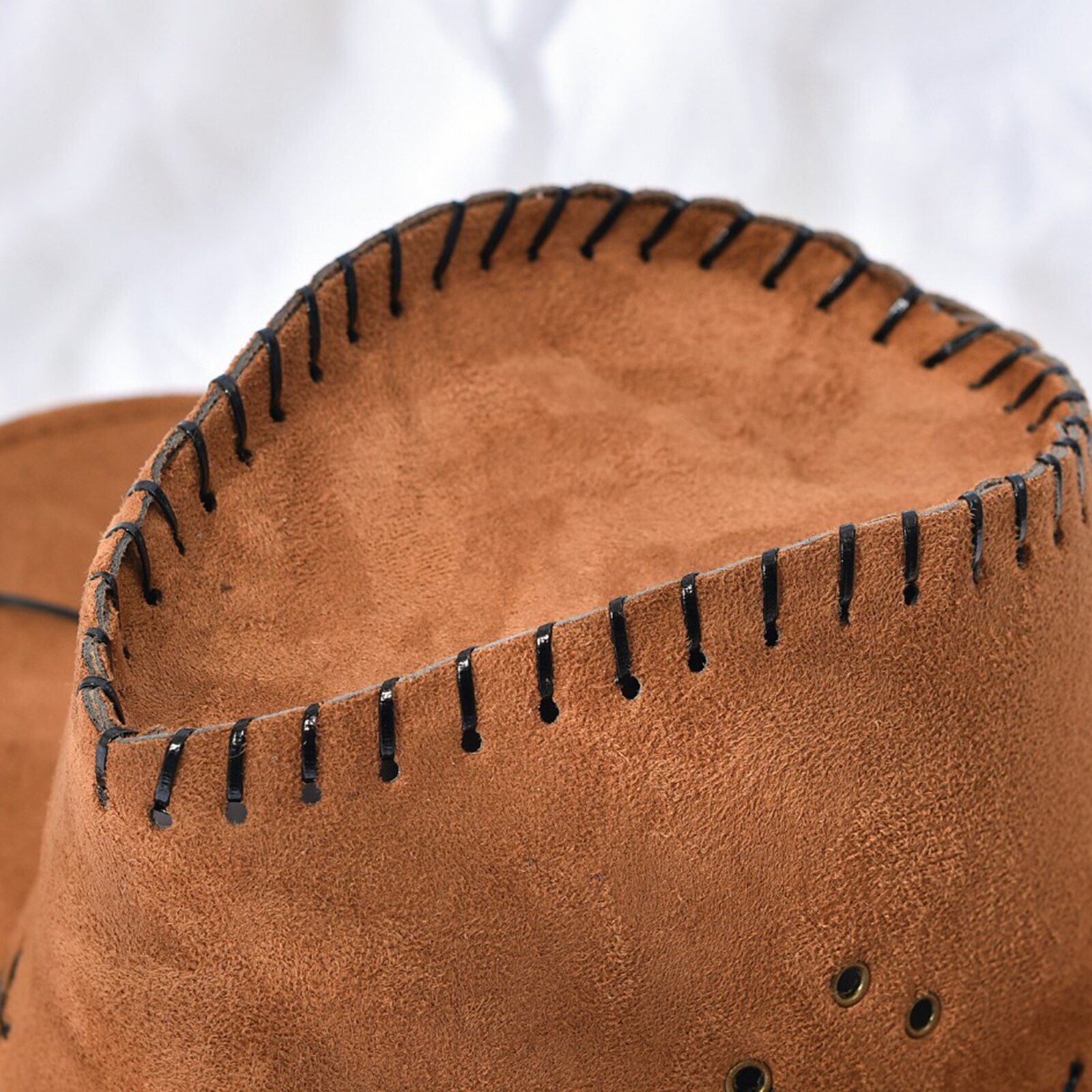 Western Cowboy Hat Classic British Fedora Hat Men Winter Felt Hats Jazz Sunhat Chapeau