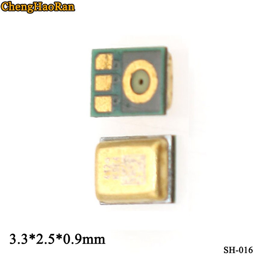 ChengHaoRan 10 teile/los eingebaute mikrofon zubehör 3,3*2,5*0,9mm für iPhone 6G 6 Plus 6S 6S Plus handy mikrofon