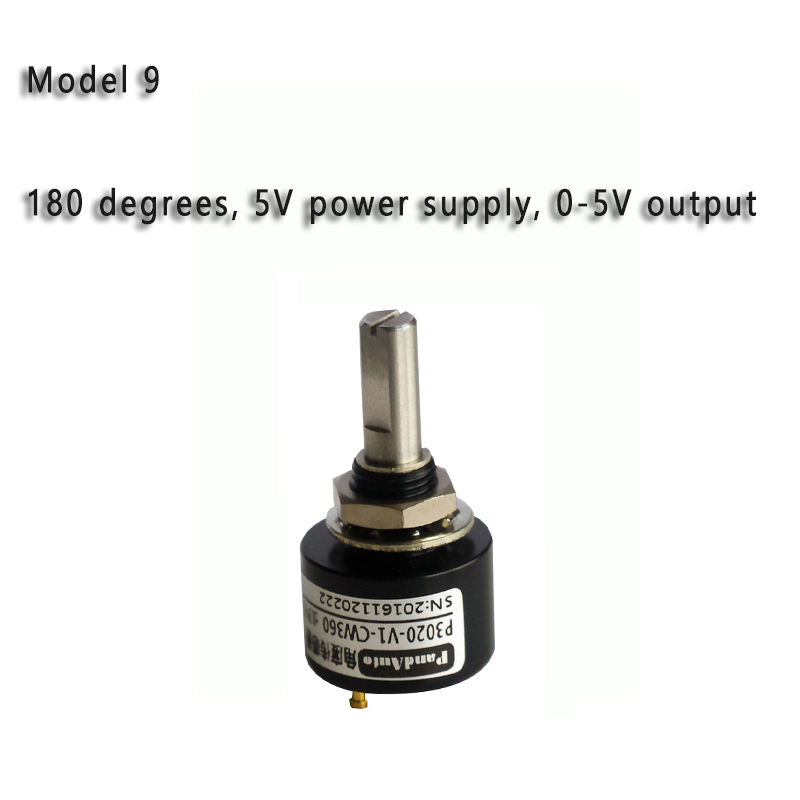 Non-contact Angle Sensor Displacement Sensor 0-360 Degrees No Dead Angle Digital Potentiometer: Yellow