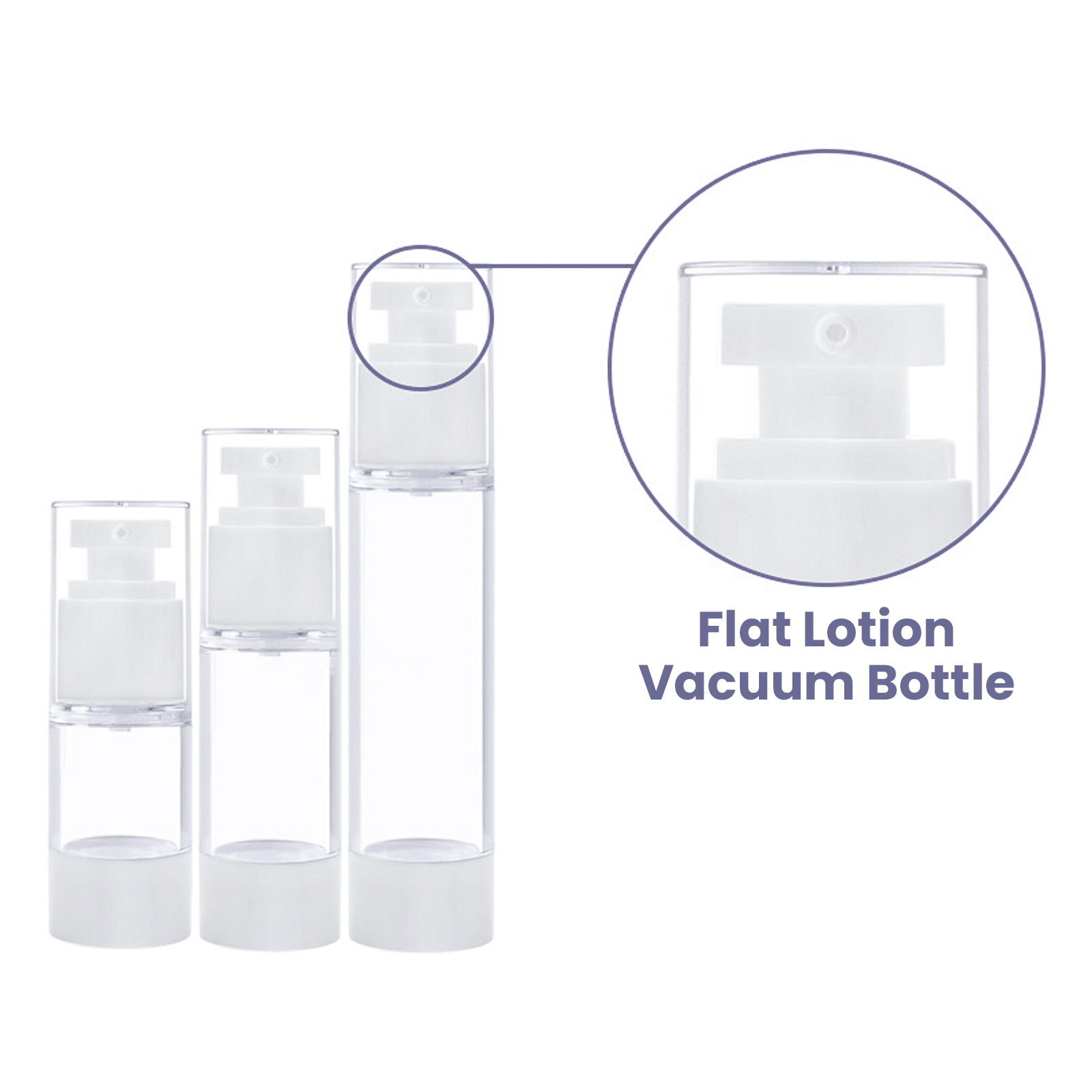 AS Vacuum Clear Liquid Bottle Portable Transparent Hand Sanitizer Lotion Press Refillable Sub-Bottling Container For Cosmetics