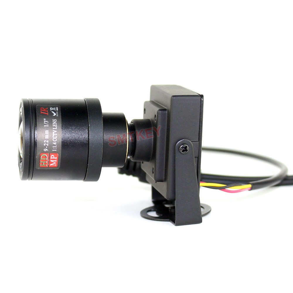 1000 tvl /700 tvl 9-22mm varifokal linse metal mini kamera manuel justerbar linse med rca adapter cctv kamera bil overhaling kamera