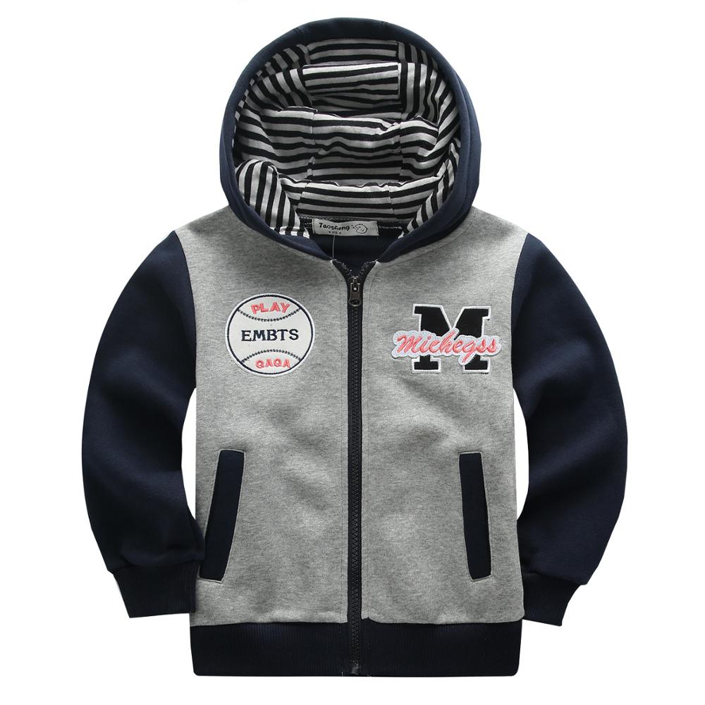 Børn sweater baby drenge piger forår og efterår lynlås hættetrøje børn letter fleece cardigan 2-6 år