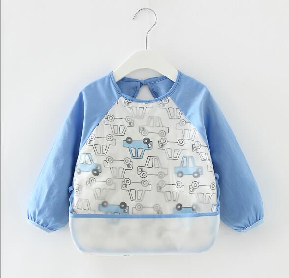 niemowlę Fartuch Bandana Bebes śliniaczki niemowlę śliniaczki wodoodporny dziecko jedzenie odzież dzieci's długo rękawy karmienie bluza śliniaczek: 13