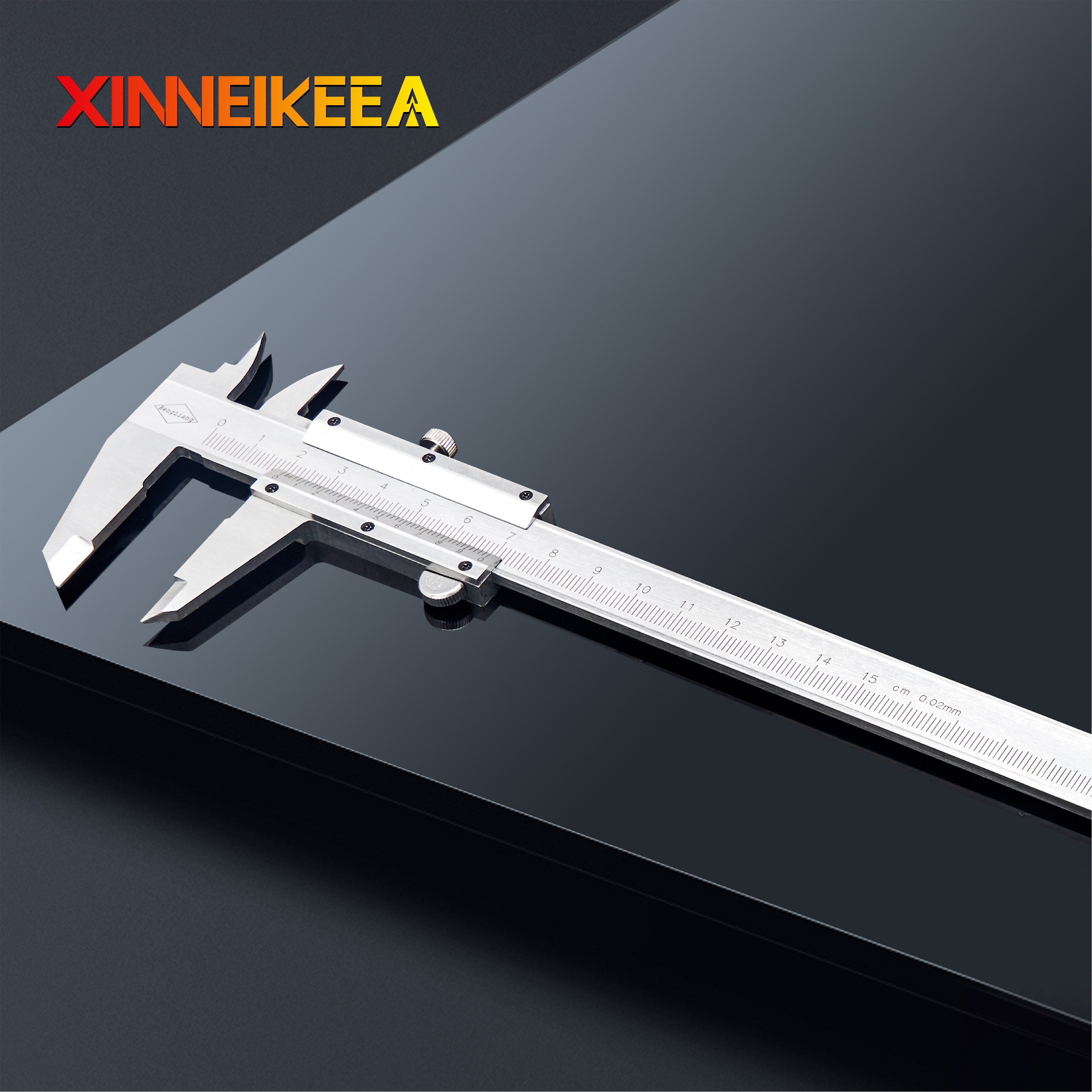 High Precision Stainless Steel Vernier Caliper Specification 0-150mm 0-200mm 0-300mm Accuracy 0.02mm Measuring Instrument