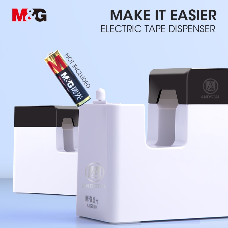 M&g magic elektrisk auto tape cutter dispenser washi tape dispenser automatisk tape papirvarer til kontor skoleartikler