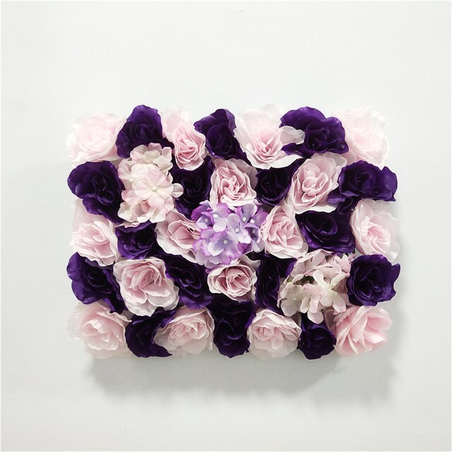 40*30cm Artificial Flower Wall Decor Wedding Backdrop Party Event Birthday Scene DIY Silk Rose Flowers: C11